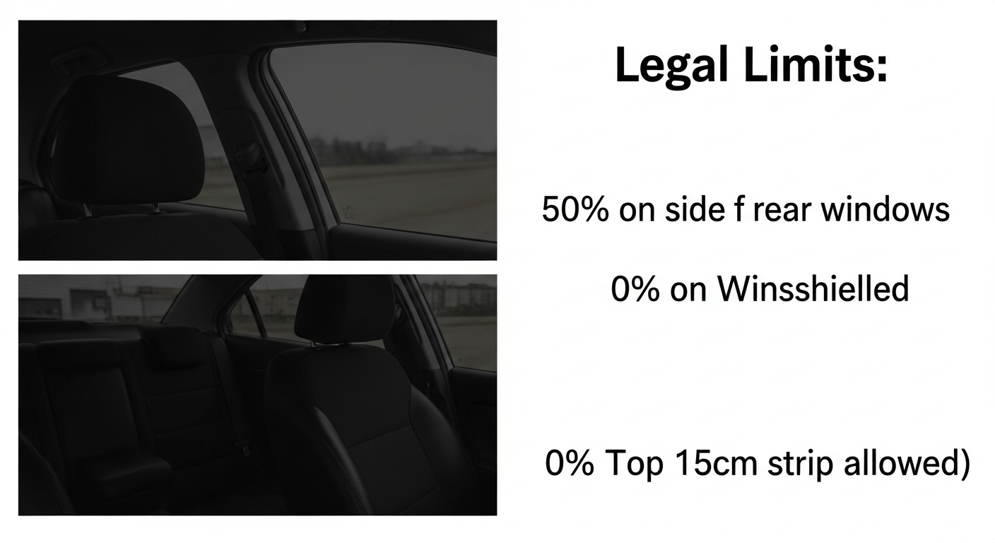 Car Window Tinting Laws in the UAE 2025 – Rules, Fines & Legal Limits