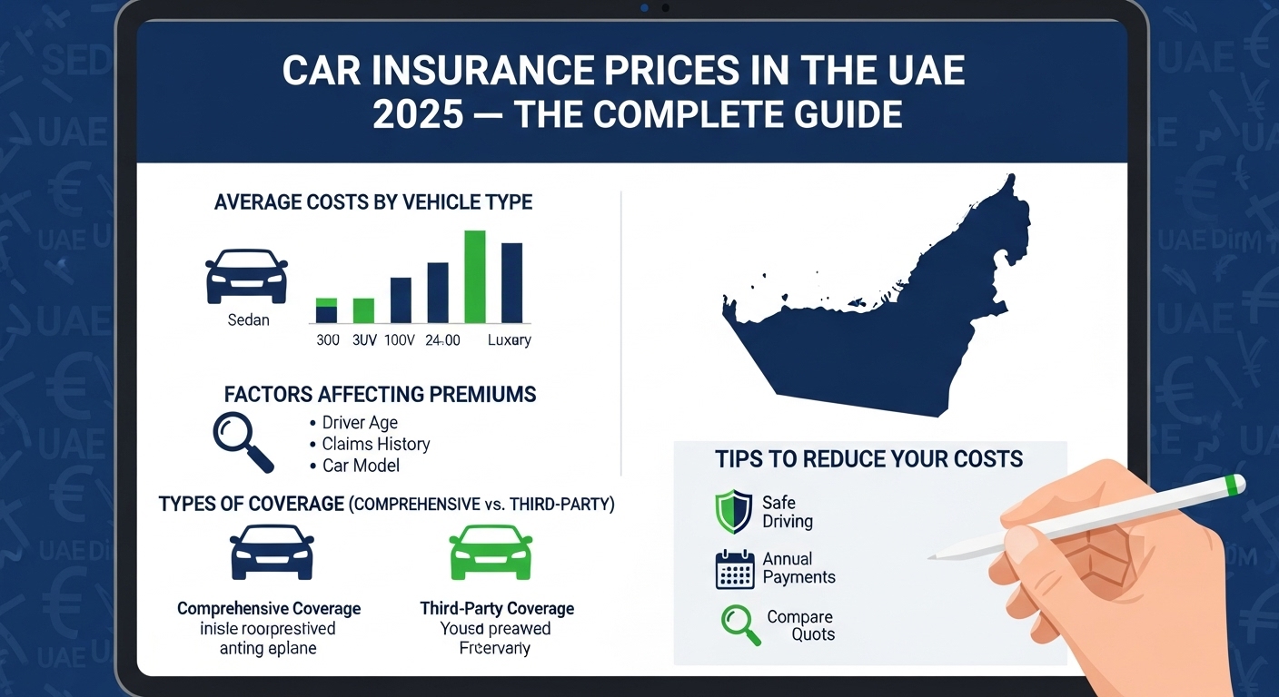 UAE Car Insurance Prices 2025 – Cost Guide & Savings Tips