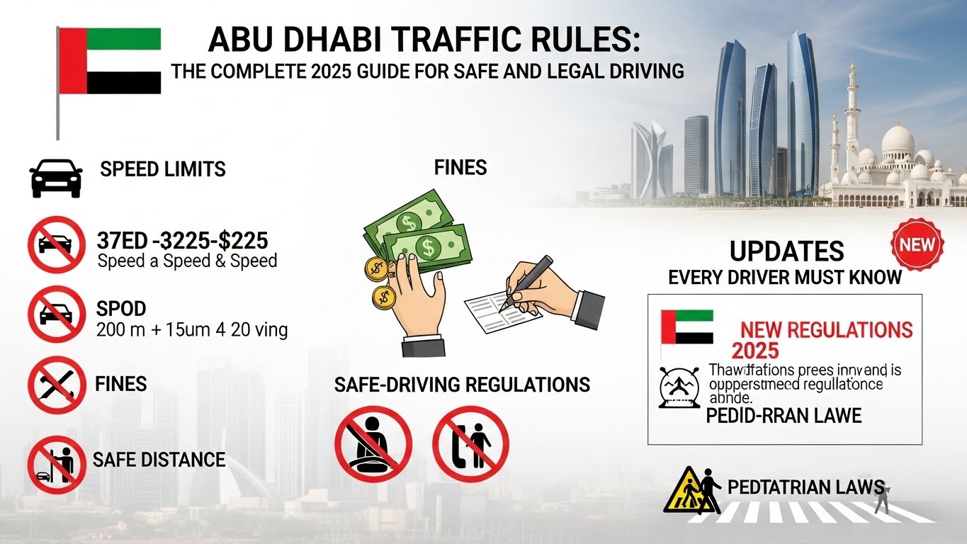 Abu Dhabi Traffic Rules: The Complete 2025 Guide for Safe and Legal Driving