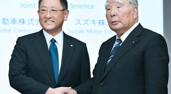 Toyota and Suzuki CEOs