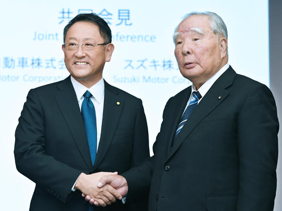 Toyota and Suzuki CEOs