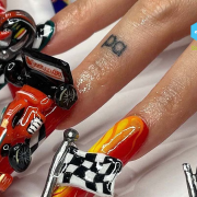 Australian Manicurist Formula 1 Custom Manicure: Nails Meet Speed
