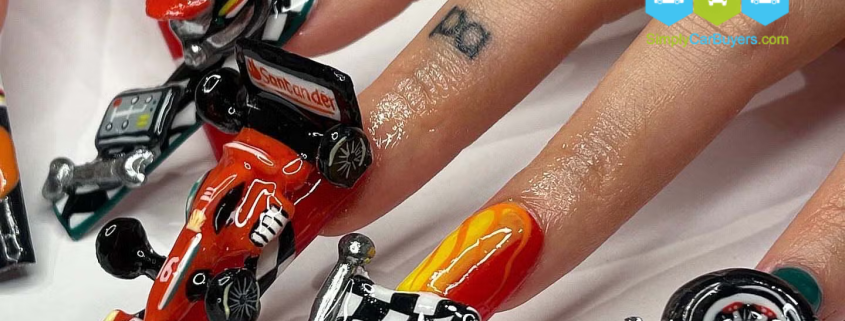 Australian Manicurist Formula 1 Custom Manicure: Nails Meet Speed