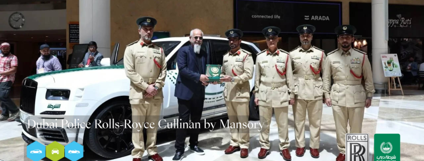 Dubai Police Rolls-Royce Cullinan by Mansory: Features and Details