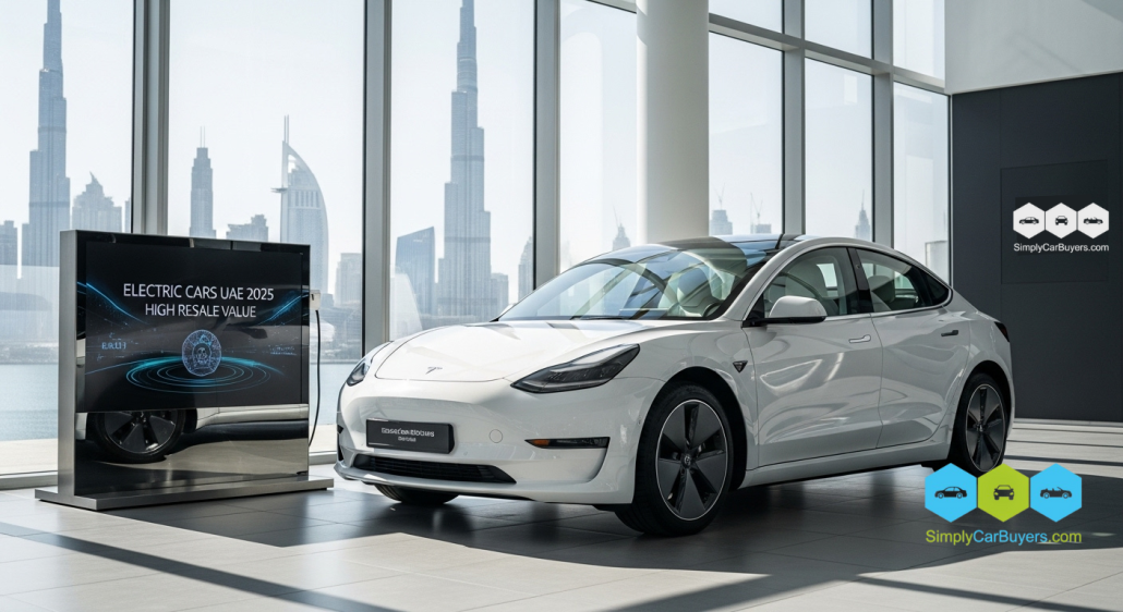 السيارات الكهربائية في الإمارات 2025 – أفضل الطرازات ذات القيمة الأعلى عند إعادة البيع