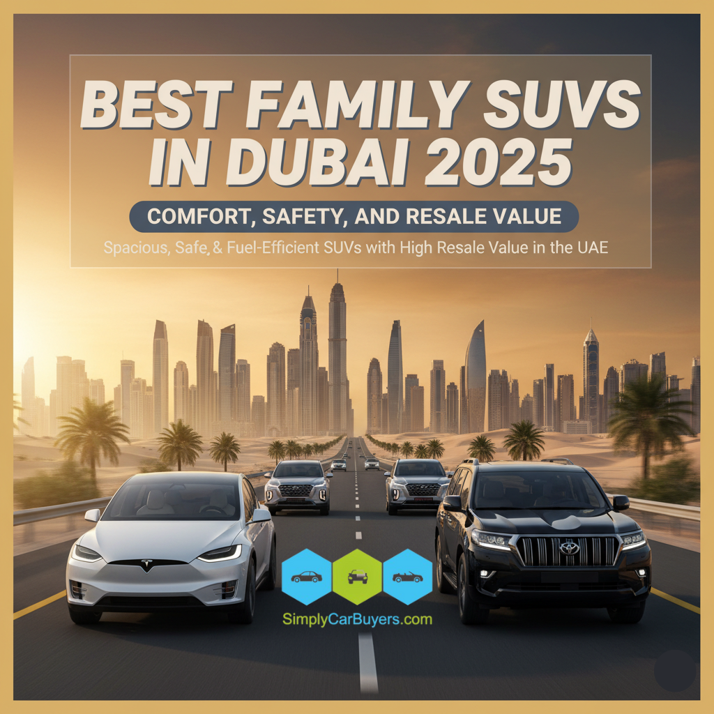 أفضل سيارات SUV للعائلات في دبي 2025 – الراحة والأمان وقيمة إعادة البيع