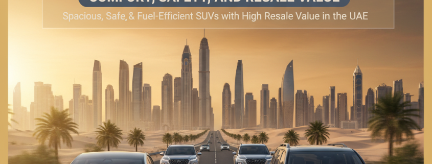 Best Family SUVs in Dubai 2025 – Comfort, Safety, and Resale Value