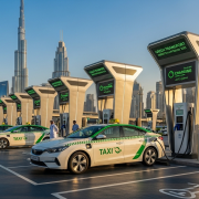 محطات الشحن فائق السرعة للتاكسي الكهربائي في دبي تُحدث ثورة في النقل الأخضر