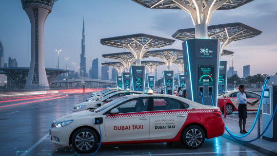 Dubai to Deploy 200 Ultra-Fast EV Chargers for Taxis in 2025