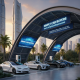electric cars in the UAE charging station