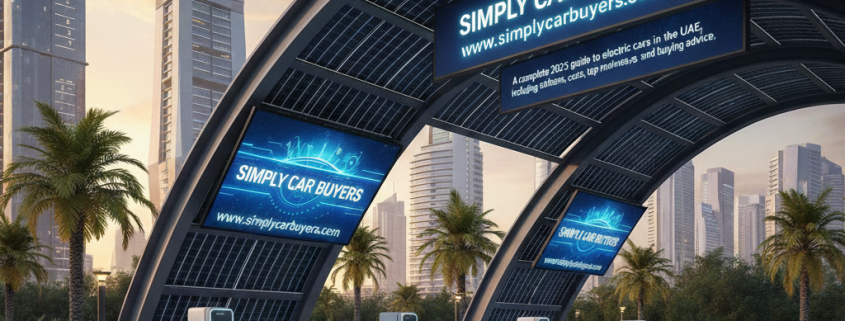 electric cars in the UAE charging station