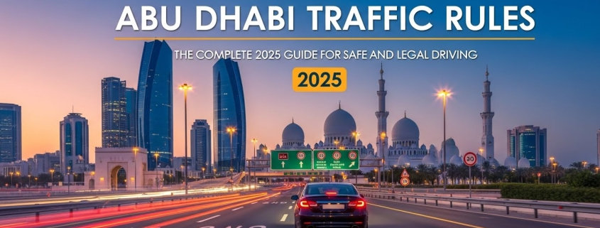 Abu Dhabi Traffic Rules: The Complete 2025 Guide for Safe and Legal Driving