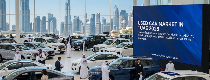 Used Car Market in UAE 2026 SUV cars in Dubai showroom