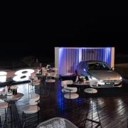 MG 8 PHEV UAE Review 2026 hybrid sedan on UAE highway