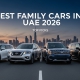 Finding the Best Family Cars in UAE 2026 depends on your family size, budget, and lifestyle. SUVs like Toyota Land Cruiser and Nissan Patrol remain top choices due to their durability and comfort, while models like Kia Telluride and Hyundai Palisade offer excellent value for money.