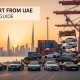 Car Export from UAE including process, documents and costs.