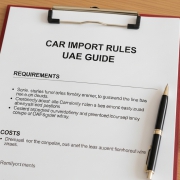 Car Import Rules UAE explained including requirements and costs.