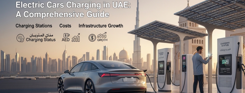 تعرف على شحن السيارات الكهربائية في الإمارات: أنواع محطات الشحن، تكاليف الشحن، أفضل الحلول المنزلية، والفوائد والتحديات المرتبطة بالسيارات الكهربائية في الإمارات.
