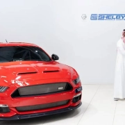 Shelby Cars UAE Launch performance muscle car with V8 engine in Dubai showroom
