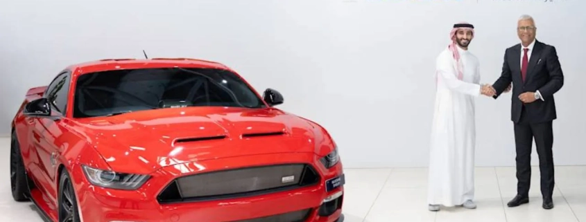 Shelby Cars UAE Launch performance muscle car with V8 engine in Dubai showroom