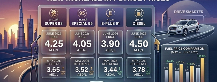 UAE Fuel Prices June 2026 – Latest Petrol & Diesel Rates